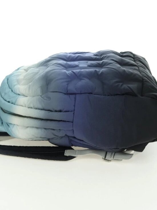 CHANEL Doudone Backpack Nylon Blue Silver CC Auth mr2366SAM main image 8